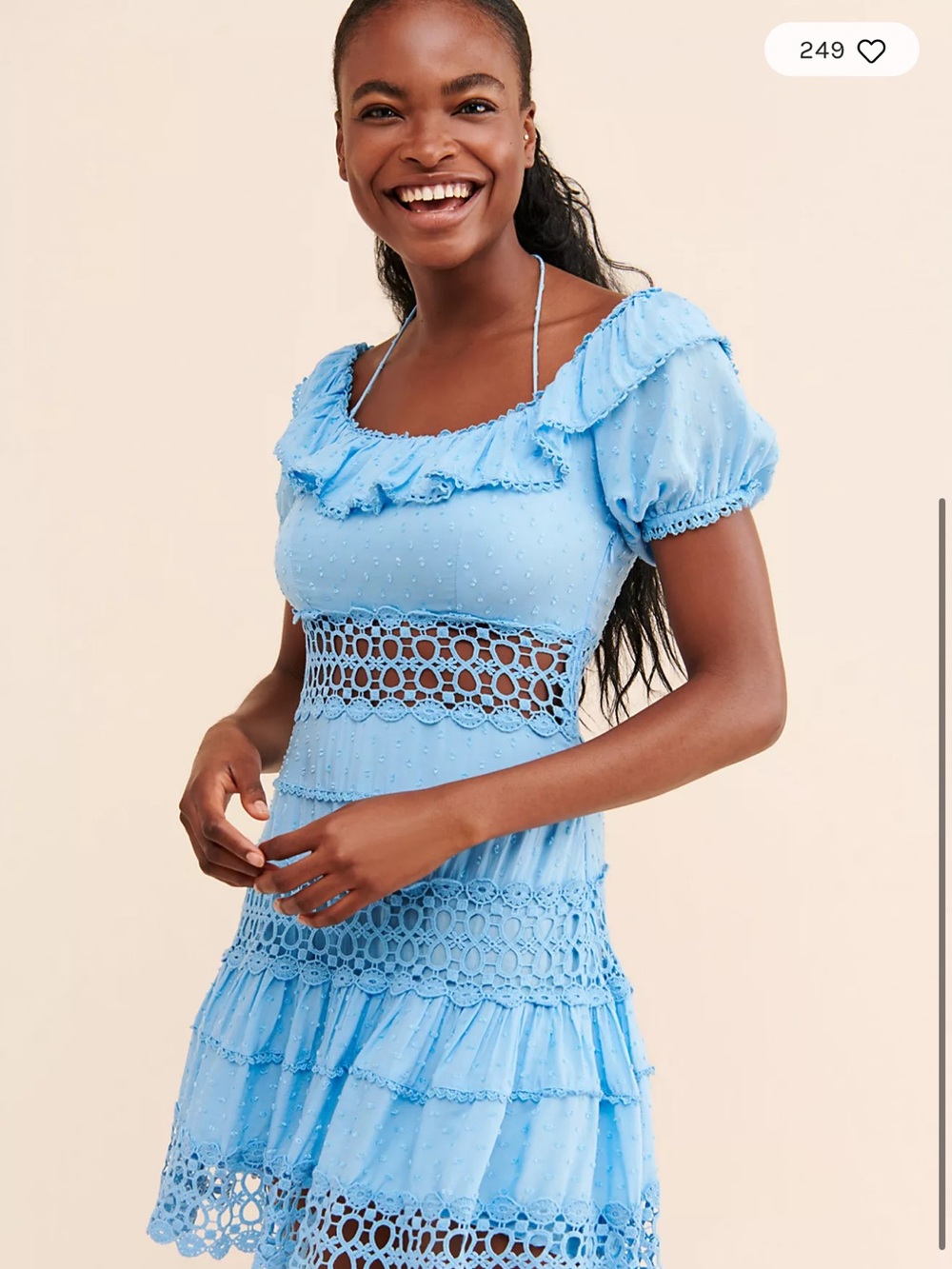 Free People Eyelet Lace Dress